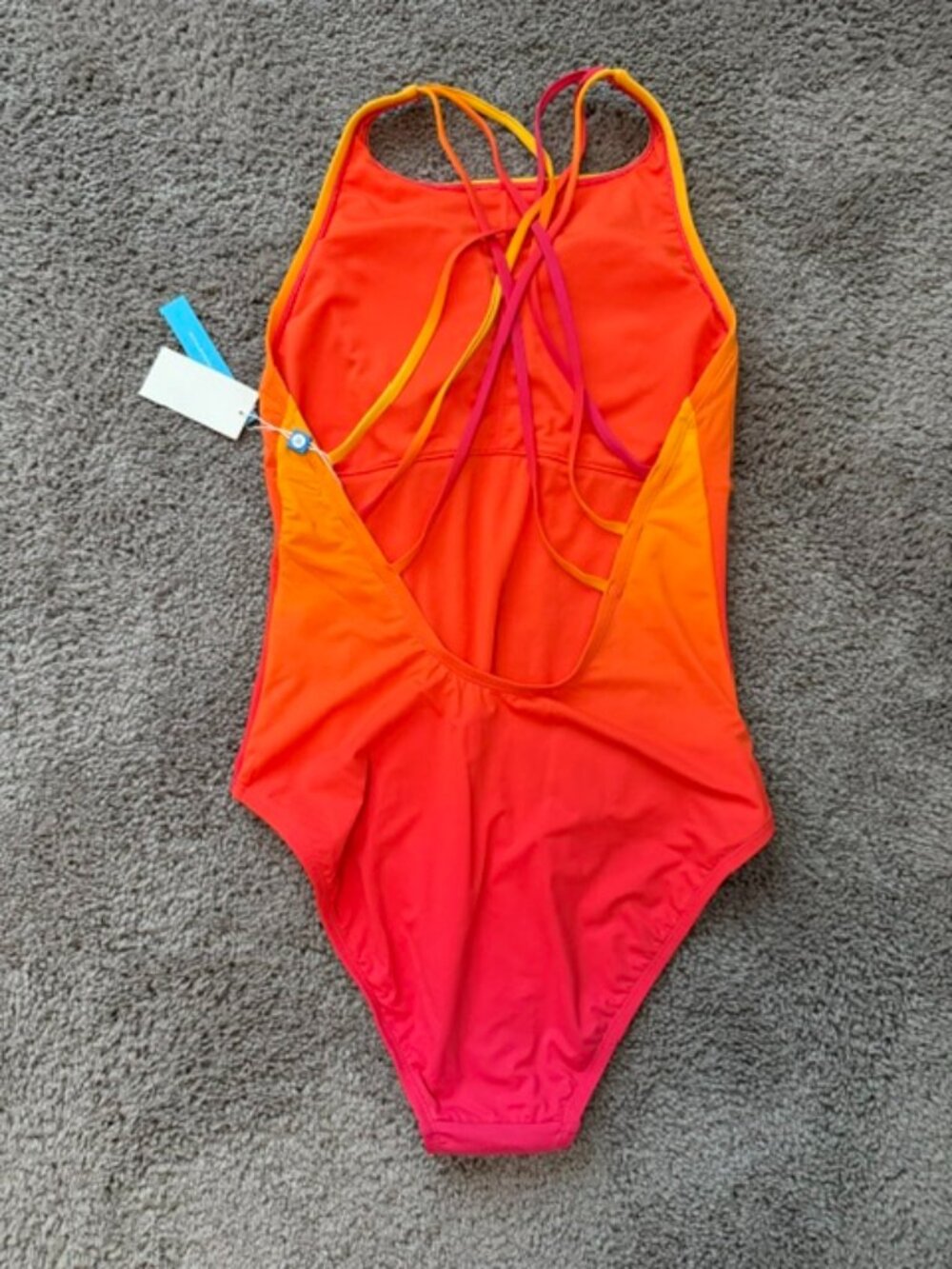 NWT Bleu Rod Beattie One Piece Ombre swimsuit (Sz 10)